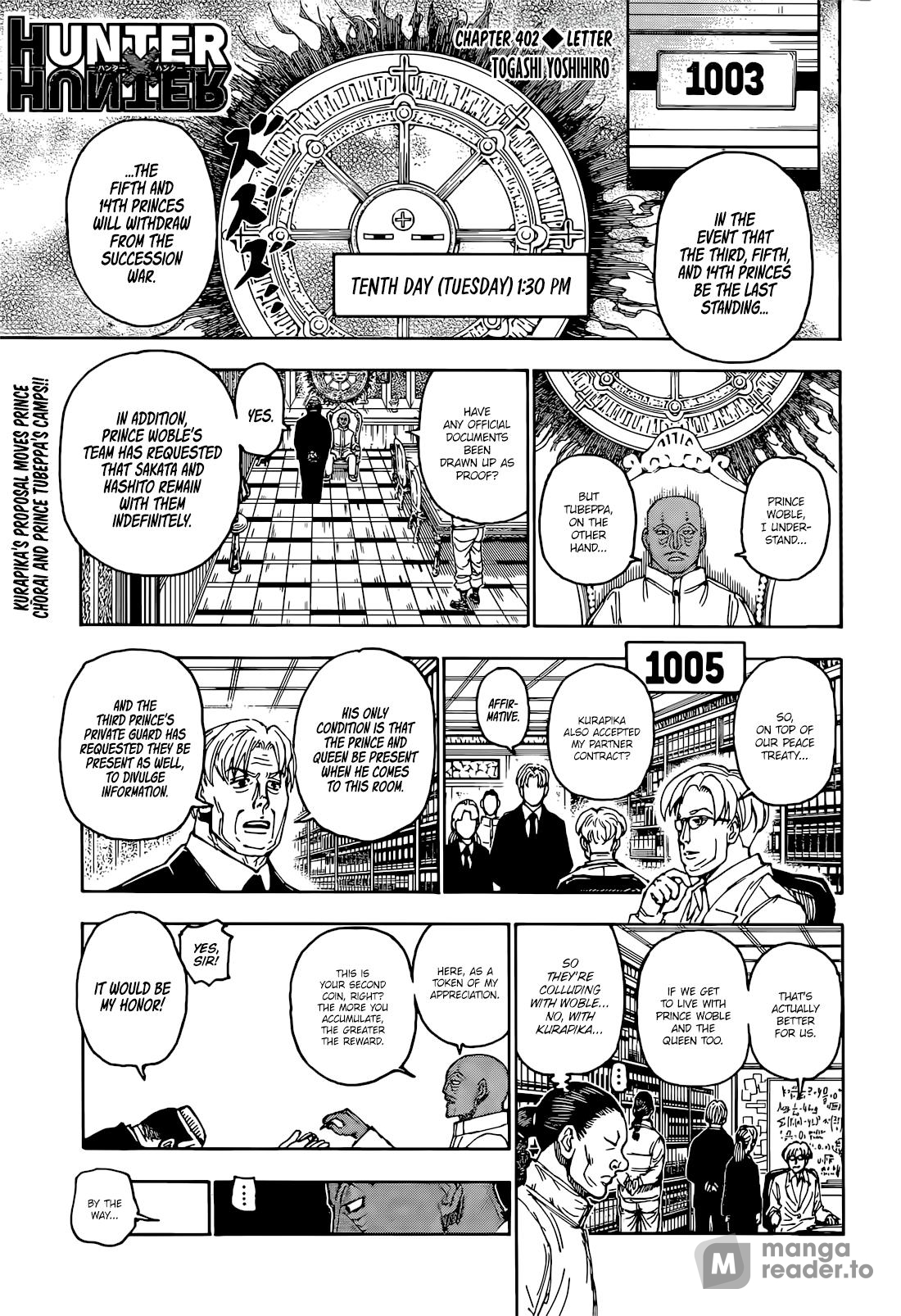 Hunter X Hunter Chapter 402